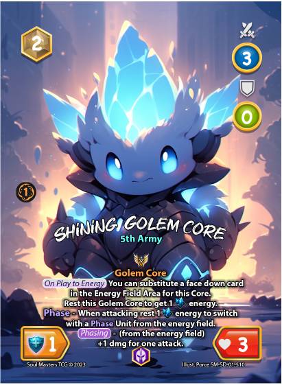 Shining Golem Core (510) [Athena Stormkal Starter Deck]