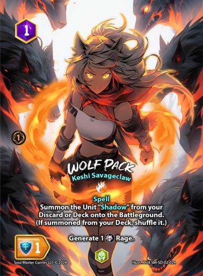 Wolf Pack (024) [Keshi Savageclaw Starter Deck]