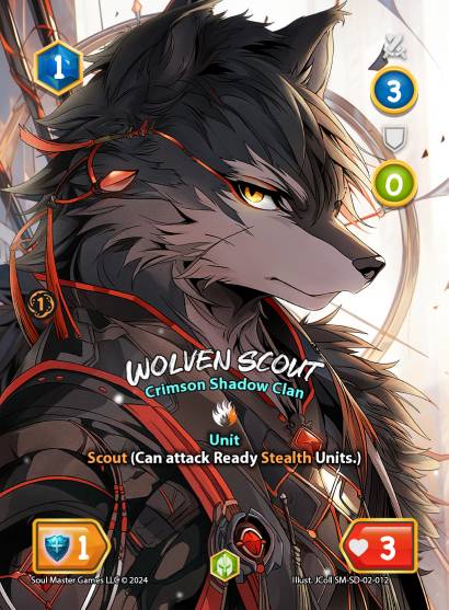 Wolven Scout (012) [Keshi Savageclaw Starter Deck]