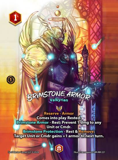 Brimstone Armor (221) [Awakenings]