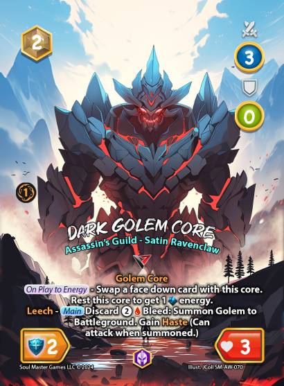 Dark Golem Core (070) [Awakenings]