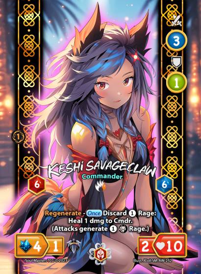 Keshi Savageclaw (Base) (252) [Awakenings]
