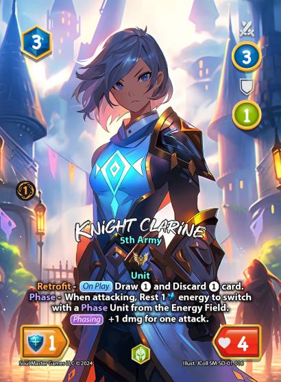 Knight Clarine (016) [Athena Stormkal Starter Deck]