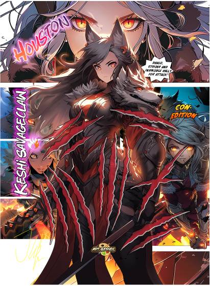 Keshi Savageclaw (Evol. 2) - Collect-A-Con Houston (018) [Promotional Cards]