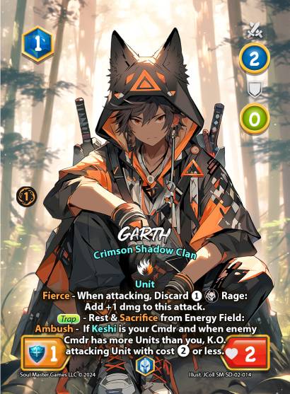 Garth (014) [Keshi Savageclaw Starter Deck]