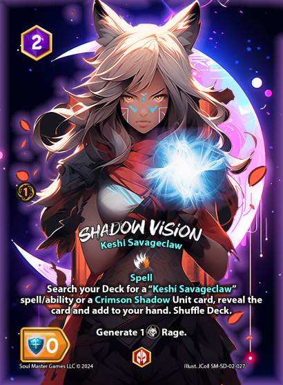 Shadow Vision (027) [Keshi Savageclaw Starter Deck]