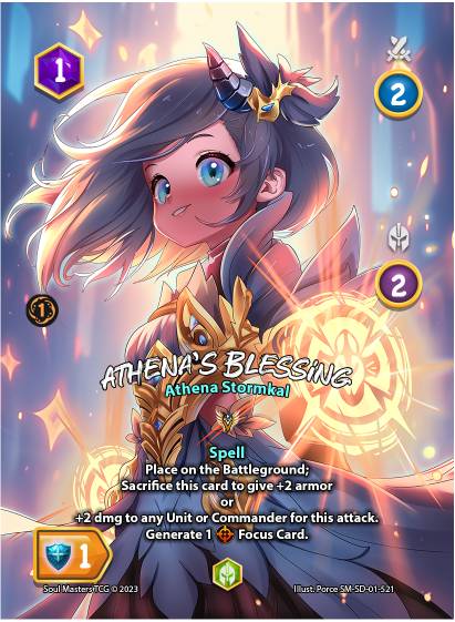 Athena's Blessing (521) [Athena Stormkal Starter Deck]