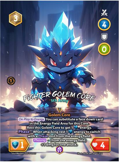 Fighter Golem Core (511) [Athena Stormkal Starter Deck]