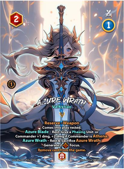 Azure Wrath (504) [Athena Stormkal Starter Deck]
