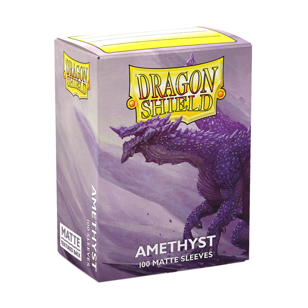Dragon Shield: Standard 100ct Sleeves - Amethyst (Matte)