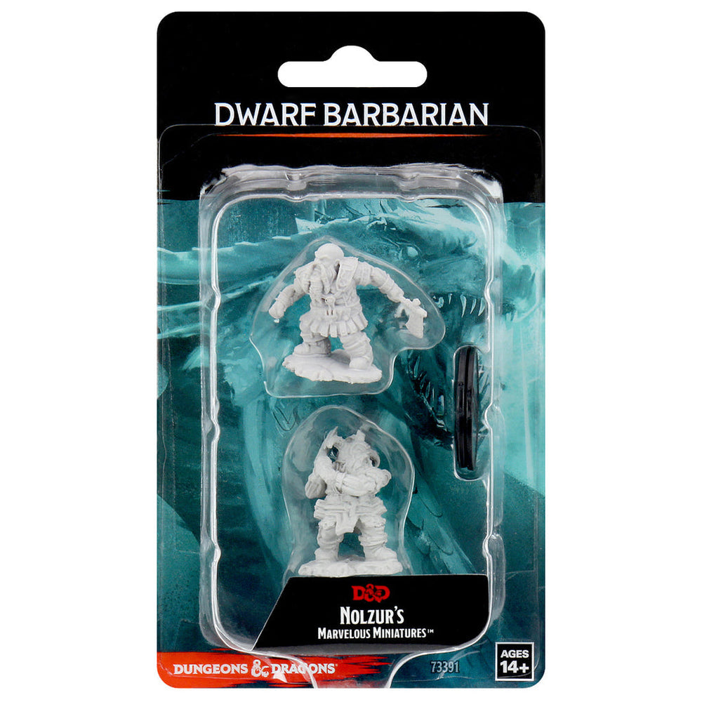 D&D Nolzur’s Marvelous Miniatures: Male Dwarf Barbarian