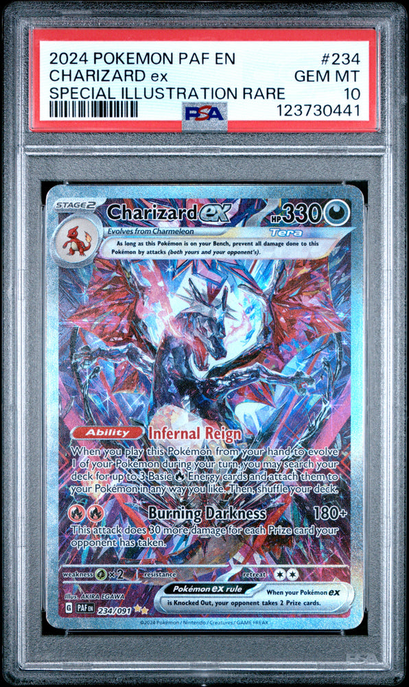 2024 Pokemon Paldean Fates Charizard ex 234 - PSA GEM MT 10 - 123730441