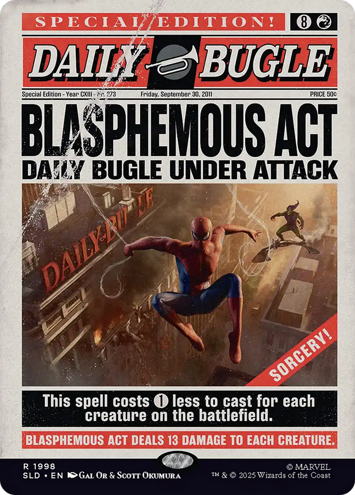 Blasphemous Act (1998) (Rainbow Foil) [Secret Lair Drop Series]