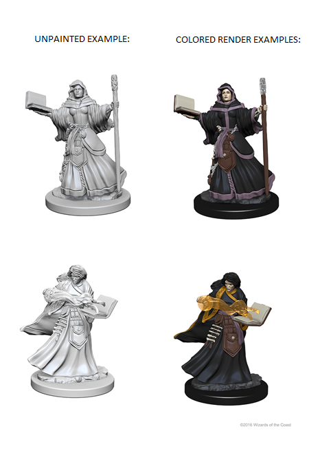 D&D Nolzur’s Marvelous Miniatures: Human Female Wizard