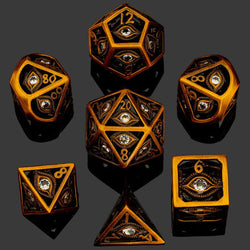 Dragon's Eye Hollow Metal Dice Set