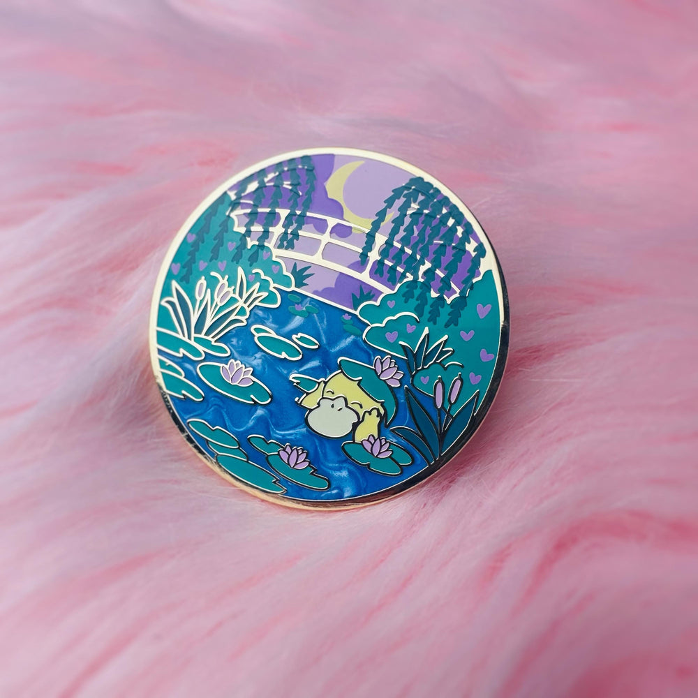 Monet Ducky - Water Lillies - Enamel Pin