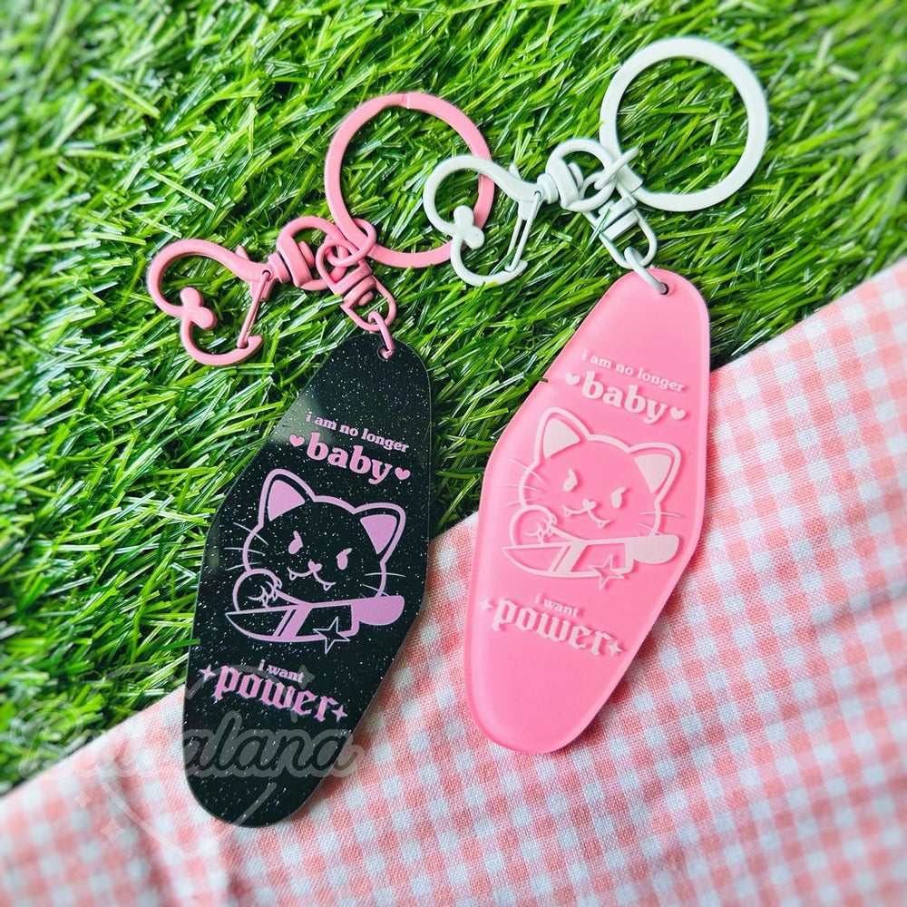 I am no longer baby, I want power! Keychain