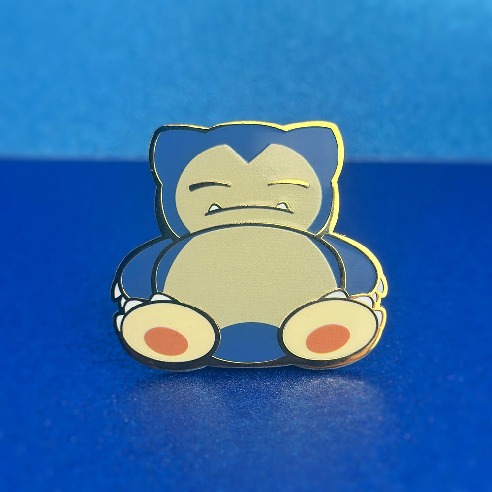 Chibi Snorlax Enamel Pin