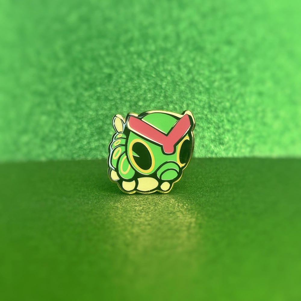 Chibi Caterpie Enamel Pin