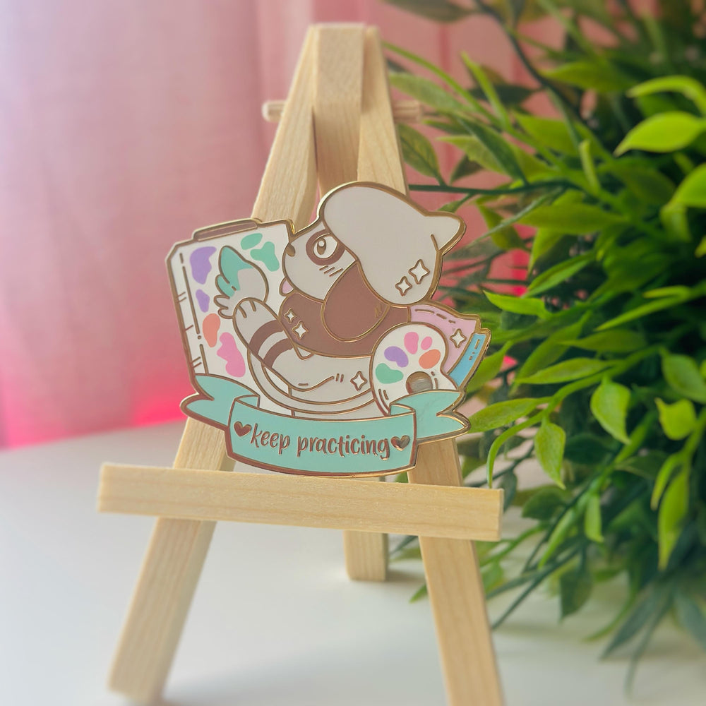 Keep Practicing Enamel Pin