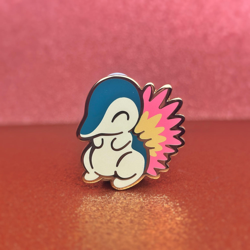 Chibi Cyndaquil Enamel Pin