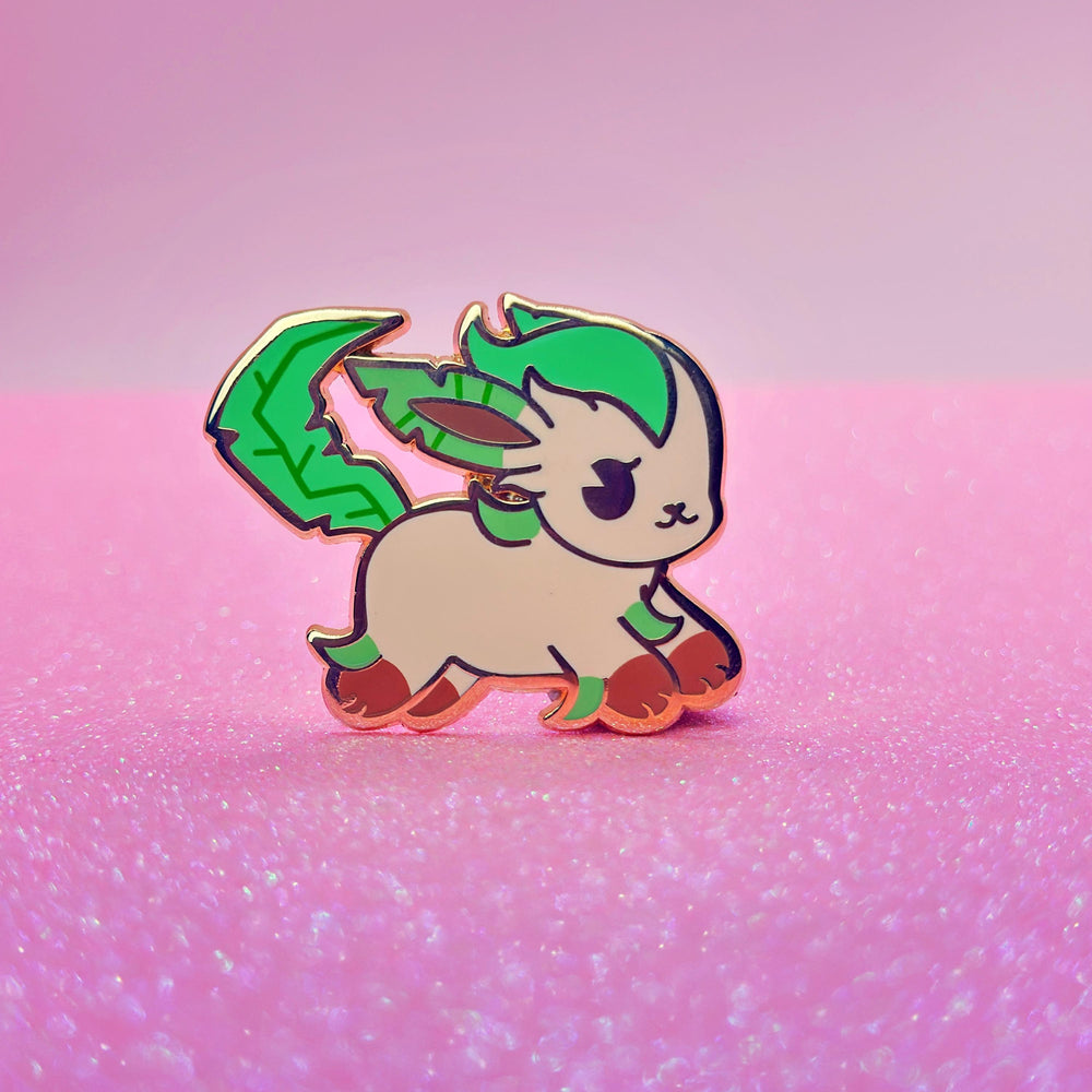 Chibi Leafeon Enamel Pin