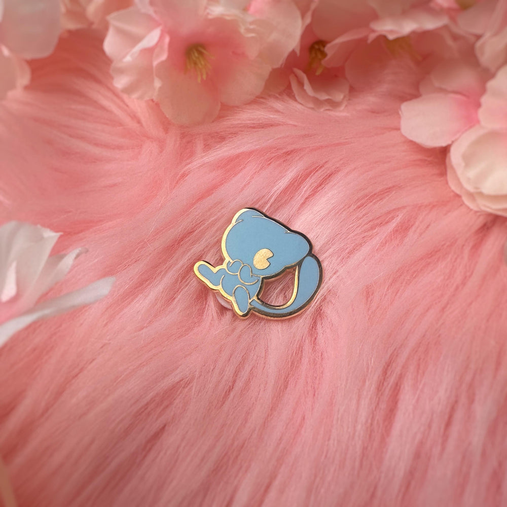 Special Edition - SHINY BLUE Chibi Mew Mini Enamel Pin