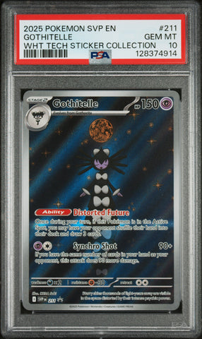 2025 Pokemon Scarlet & Violet Black Star Promo Gothitelle 211 - PSA GEM MT 10 - 128374914