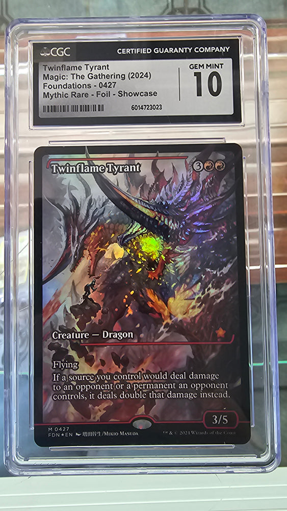 Foundations Twinflame Tyrant Full Art - CGC Gem Mint 10 - 6014723023