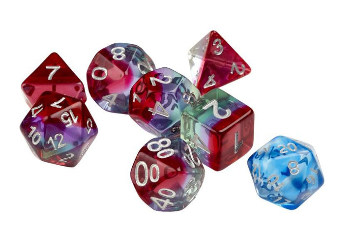 Sirius Dice 7ct Translucent Watermelon