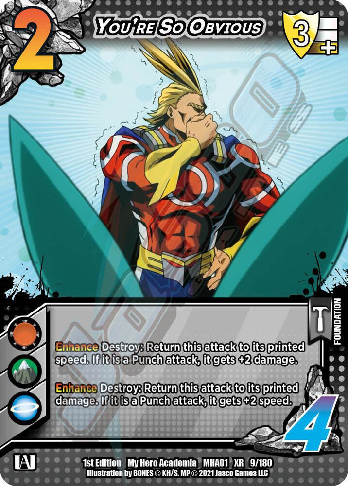 You're So Obvious [Series 1 XR Unlimited]