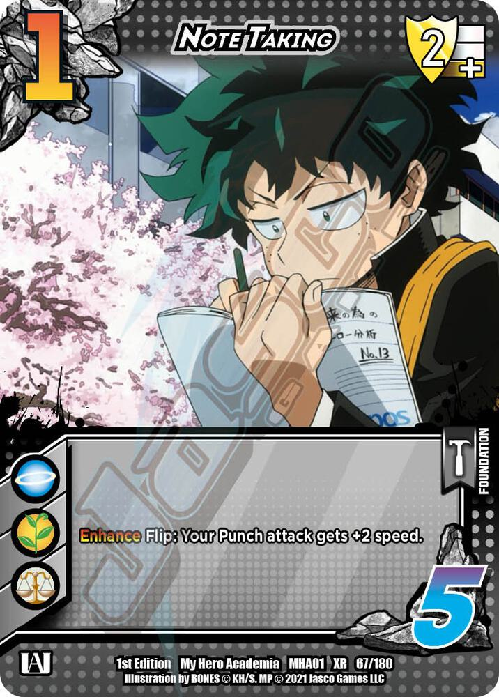 Note Taking [Series 1 XR Unlimited]