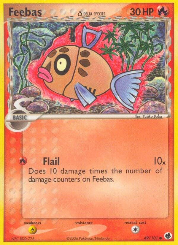Feebas (49/101) (Delta Species) (Stamped) [EX: Dragon Frontiers]