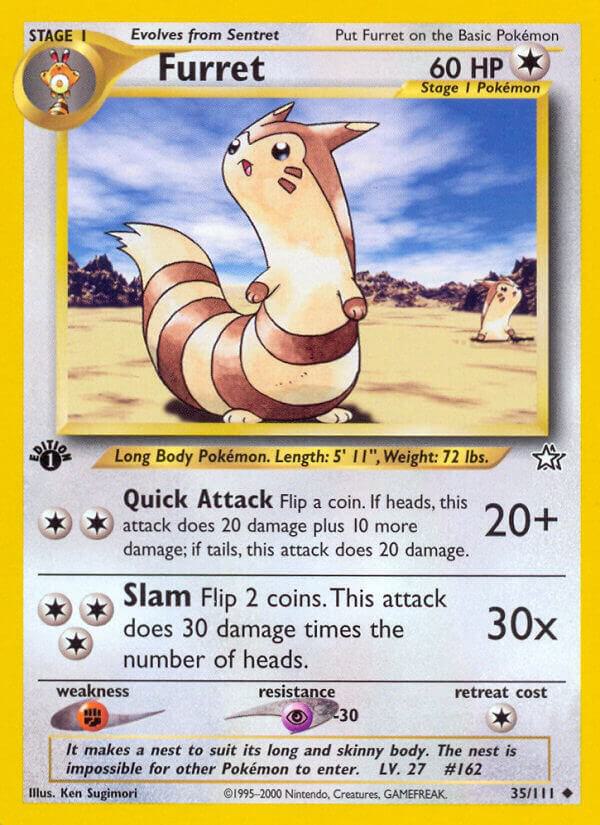 Furret (35/111) [Neo Genesis Unlimited]