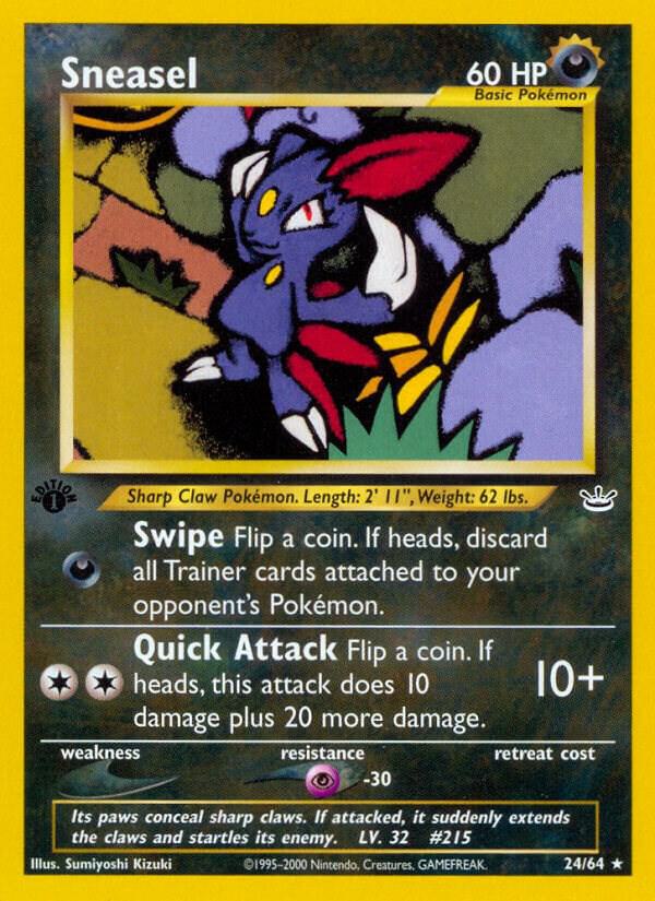 Sneasel (24/64) [Neo Revelation Unlimited]