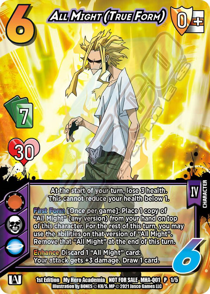 All Might (True Form) [Series 1 Quirk Pack Unlimited]