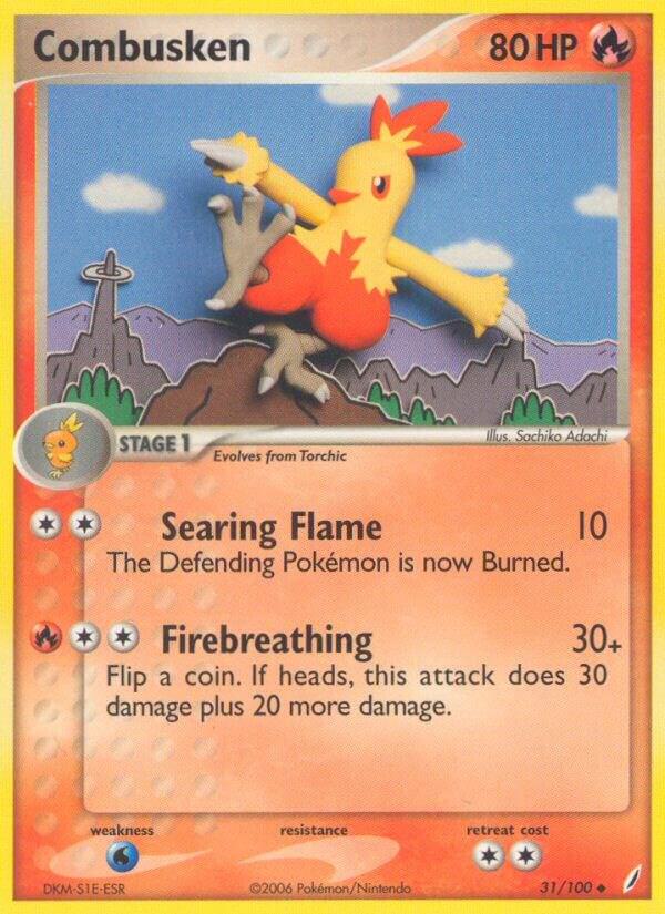 Combusken (31/100) (Stamped) [EX: Crystal Guardians]