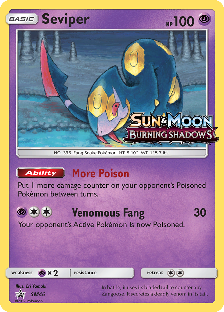 Seviper (SM46) [Sun & Moon: Black Star Promos]