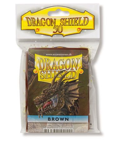 Dragon Shield: Standard 50ct Sleeves - Brown (Classic)