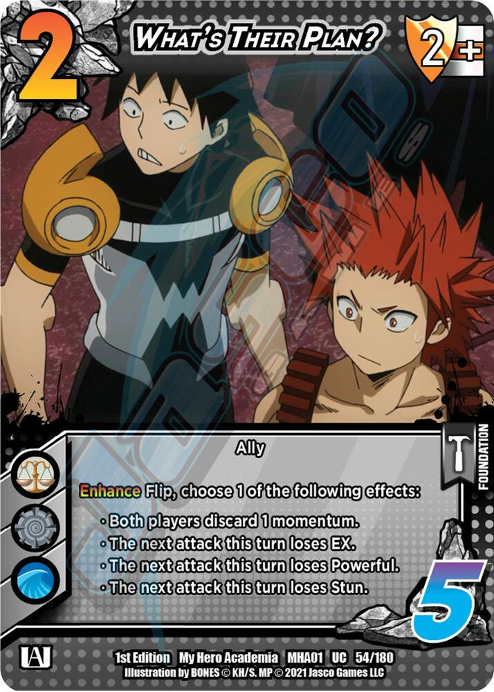 What's Their Plan? [Series 1 Unlimited]