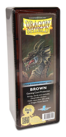 Dragon Shield: Four-Compartment Deck Box - Brown