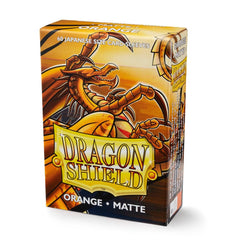 Dragon Shield: Japanese Size 60ct Sleeves - Orange (Matte)