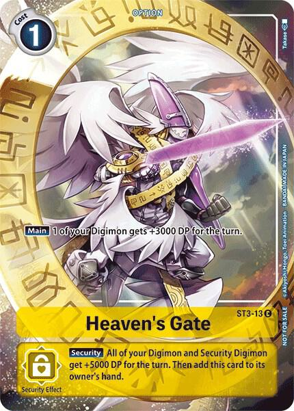 Heaven's Gate [ST3-13] (Tamer's Evolution Box) [Starter Deck: Heaven's Yellow Promos]