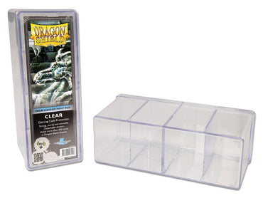 Dragon Shield: Four-Compartment Deck Box - Clear