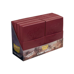 Dragon Shield: Cube Shell Display - Blood Red