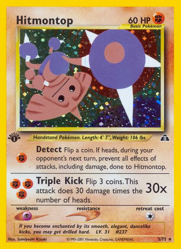 Hitmontop (3/75) [Neo Discovery Unlimited]