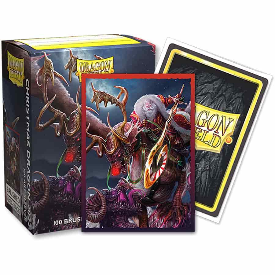 Dragon Shield Sleeves: Brushed Art Christmas 2022 (Box Of 100)