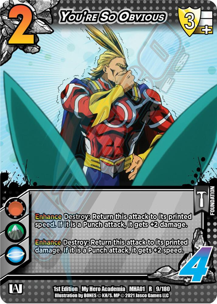 You're So Obvious [Series 1 Unlimited]