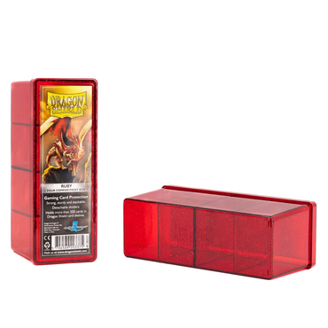 Dragon Shield: Four-Compartment Deck Box - Ruby