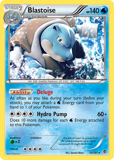 Blastoise (16/101) [Black & White: Plasma Blast]